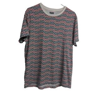 Levi's Logo Shirt Men Large Tee Unisex Crewneck Short Sleeve Red/Gray L